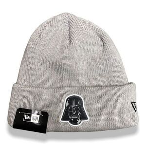 Star Wars x New Era Darth Vader Knit Beanie Hat Adult One Size Heather Gray (a)